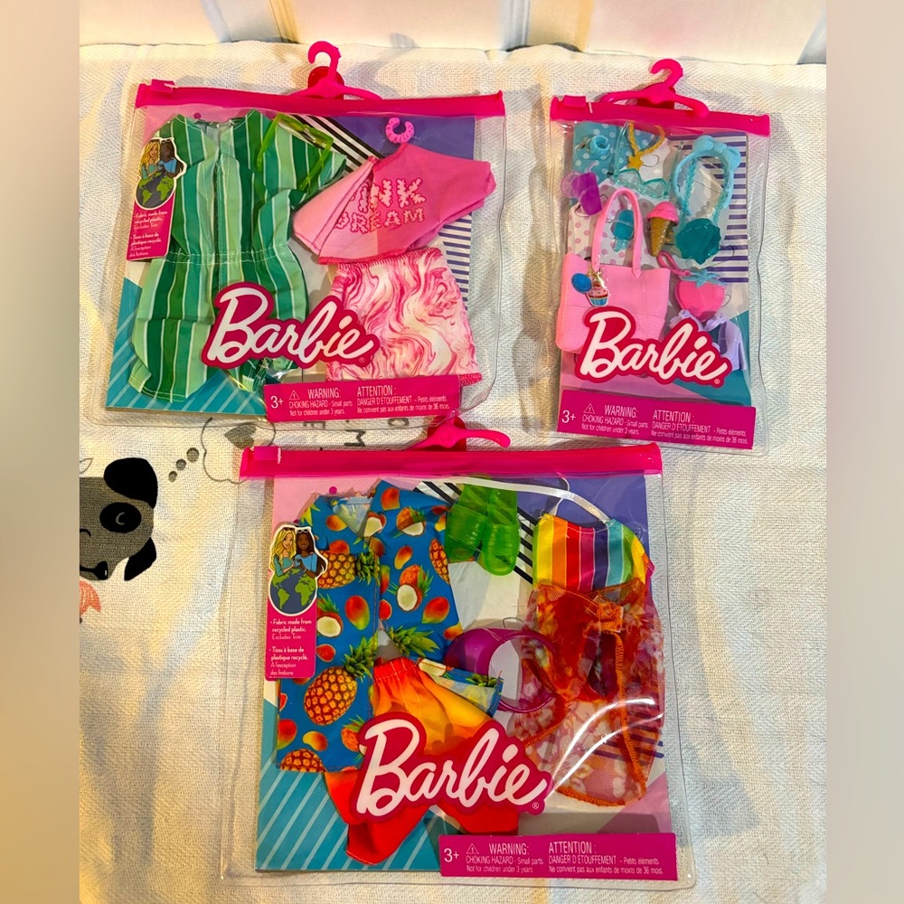 Barbie and Ken clothes and accessories new.